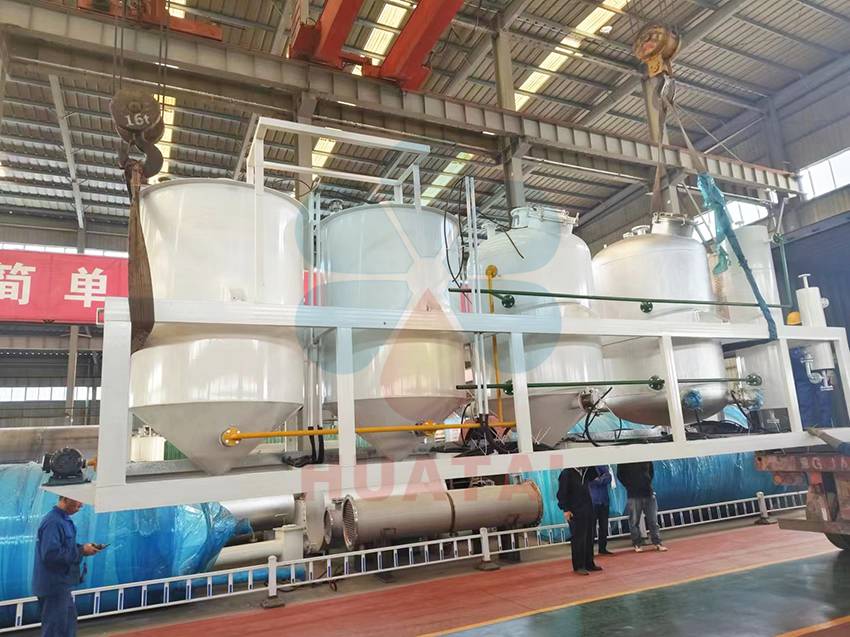 cooking oil refining machine